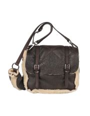 MONCLER - Small leather bag