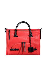 COSTUME NATIONAL - Large leather bag
