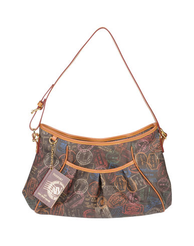 ZOOM ALV ANDARE LONTANO VIAGGIANDO - Medium leather bag