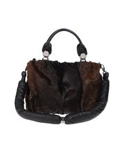 MONCLER - Medium leather bag