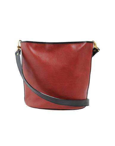 ZOOM PAOLO & VALENTINA by "I SANTI" - Medium leather bag