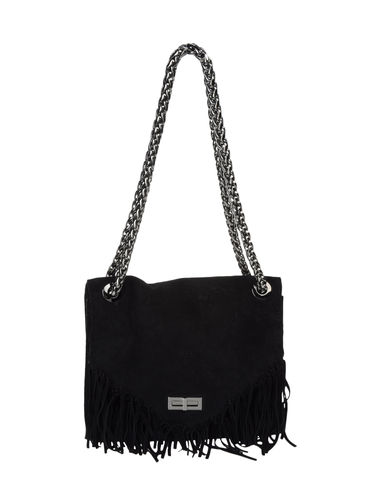 ZOOM BALMAIN - Medium leather bag