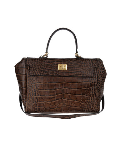 ZOOM SECRET PON-PON - Medium leather bag