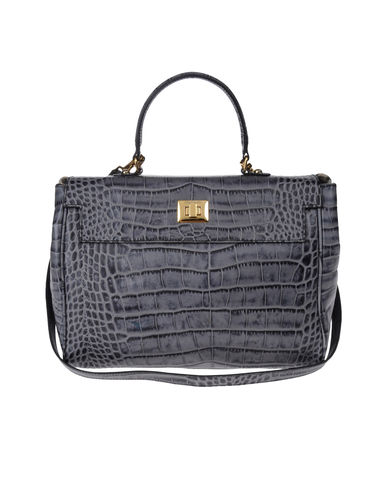 ZOOM SECRET PON-PON - Medium leather bag