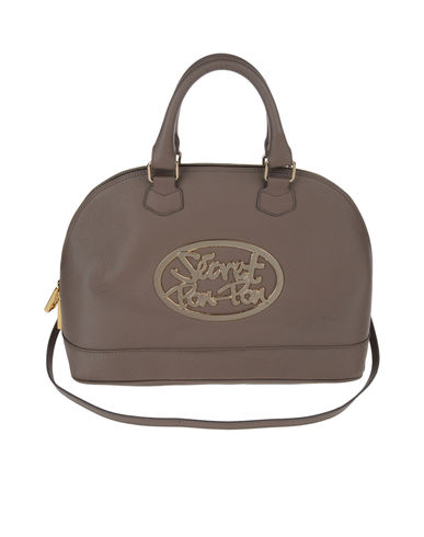 ZOOM SECRET PON-PON - Medium leather bag