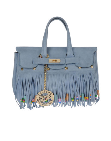 ZOOM SECRET PON-PON - Medium leather bag