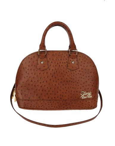 ZOOM SECRET PON-PON - Medium leather bag