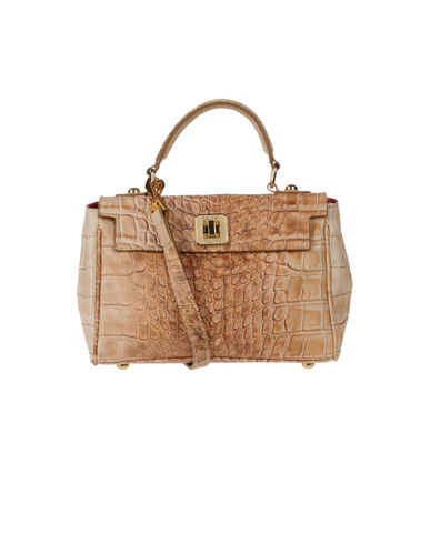 ZOOM SECRET PON-PON - Medium leather bag