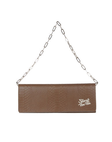 ZOOM SECRET PON-PON - Medium leather bag