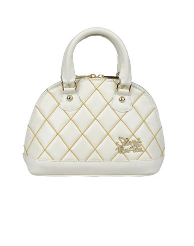 ZOOM SECRET PON-PON - Medium leather bag