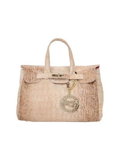 ZOOM SECRET PON-PON - Medium leather bag