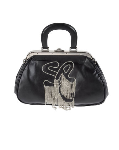 ZOOM SECRET PON-PON - Medium leather bag