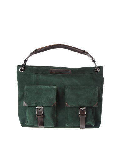 ZOOM MANUFACTURE D'ESSAI - Large leather bag