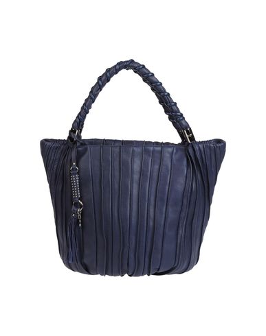 ZOOM TOSCA BLU - Medium leather bag