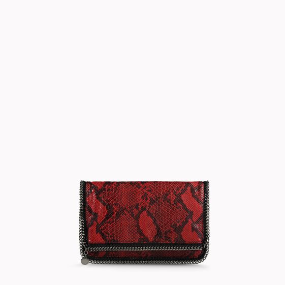 Stella McCartney, Falabella Foldover Clutch Python