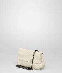 Crossbody bagBagsLeatherWhite Bottega Veneta®