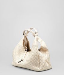 Shoulder or hobo bag BagsLeatherWhite Bottega Veneta®