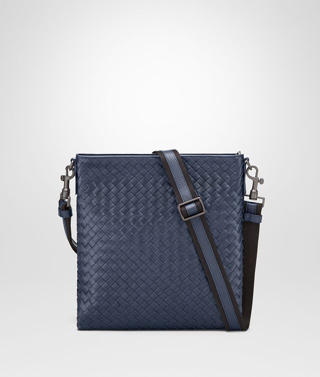 BOTTEGA VENETA KLEINE MESSENGER-TASCHE AUS INTRECCIATO VN IN LIGHT TOURMALINE Messenger Tasche U fp