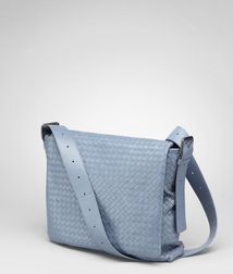 Messenger BagBagsLeatherBlue Bottega Veneta®