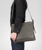 Bottega Veneta® Intrecciato Light Calf Cross Body Messenger Bottega Veneta® Intrecciato Light Calf Cross Body Messenger