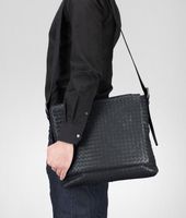 Bottega Veneta® Intrecciato Light Calf Cross Body Messenger Bottega Veneta® Intrecciato Light Calf Cross Body Messenger