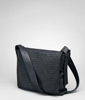 Bottega Veneta® Intrecciato Light Calf Cross Body Messenger Bottega Veneta® Intrecciato Light Calf Cross Body Messenger