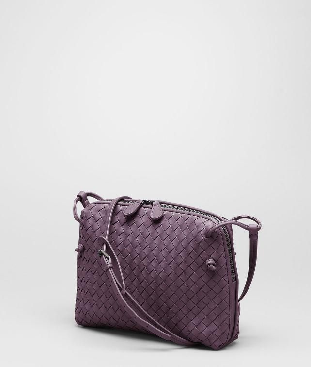 BOTTEGA VENETA MESSENGER BAG IN NERO INTRECCIATO NAPPA Crossbody bag D fp