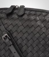 Bottega Veneta® Nero Intrecciato Nappa Cross Body Bag Bottega Veneta® Nero Intrecciato Nappa Cross Body Bag