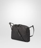 Bottega Veneta® Nero Intrecciato Nappa Cross Body Bag Bottega Veneta® Nero Intrecciato Nappa Cross Body Bag