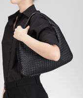 Bottega Veneta® Nero Intrecciato Nappa Veneta Bottega Veneta® Nero Intrecciato Nappa Veneta