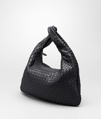 BOTTEGA VENETA - Nero Intrecciato Nappa Veneta