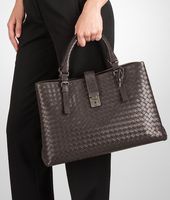 Bottega Veneta® Appia Intrecciato Light Calf Roma Bag Bottega Veneta® Appia Intrecciato Light Calf Roma Bag