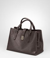 Bottega Veneta® Appia Intrecciato Light Calf Roma Bag Bottega Veneta® Appia Intrecciato Light Calf Roma Bag