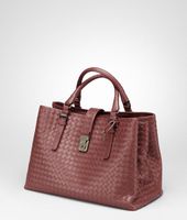 Bottega Veneta® Appia Intrecciato Light Calf Roma Bag Bottega Veneta® Appia Intrecciato Light Calf Roma Bag