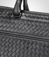 Bottega Veneta® Nero Intrecciato Light Calf Briefcase Bottega Veneta® Nero Intrecciato Light Calf Briefcase
