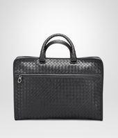 Bottega Veneta® Nero Intrecciato Light Calf Briefcase Bottega Veneta® Nero Intrecciato Light Calf Briefcase