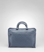 Bottega Veneta® Nero Intrecciato Light Calf Briefcase Bottega Veneta® Nero Intrecciato Light Calf Briefcase
