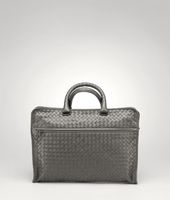 Bottega Veneta® Nero Intrecciato Light Calf Briefcase Bottega Veneta® Nero Intrecciato Light Calf Briefcase