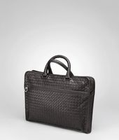 Bottega Veneta® Nero Intrecciato Light Calf Briefcase Bottega Veneta® Nero Intrecciato Light Calf Briefcase