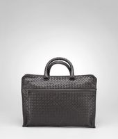 Bottega Veneta® Nero Intrecciato Light Calf Briefcase Bottega Veneta® Nero Intrecciato Light Calf Briefcase