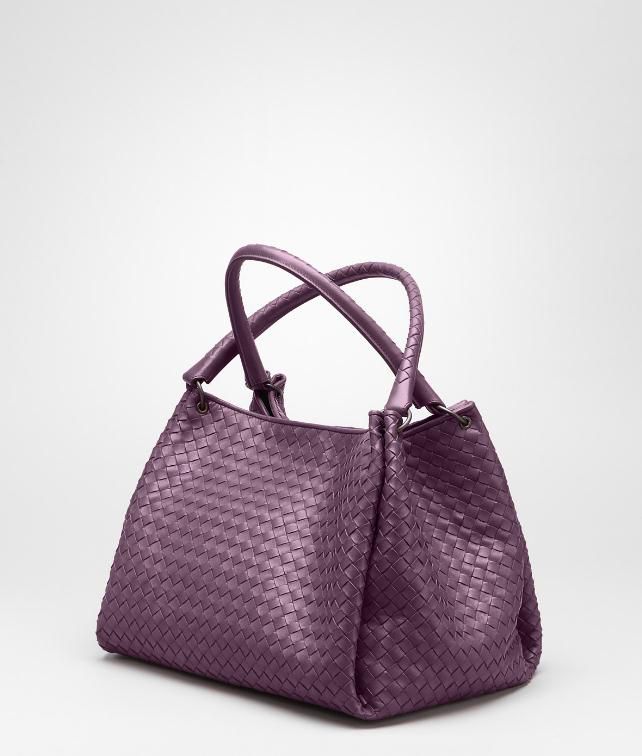BOTTEGA VENETA Ebano Intrecciato Nappa Parachute Bag Shoulder or hobo bag D fp