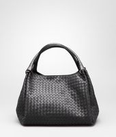 Bottega Veneta® Ebano Intrecciato Nappa Parachute Bag Bottega Veneta® Ebano Intrecciato Nappa Parachute Bag