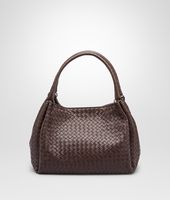 Bottega Veneta® Ebano Intrecciato Nappa Parachute Bag Bottega Veneta® Ebano Intrecciato Nappa Parachute Bag