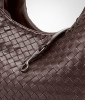 Bottega Veneta® Ebano Intrecciato Nappa Campana Bag Bottega Veneta® Ebano Intrecciato Nappa Campana Bag