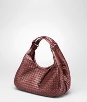 Bottega Veneta® Ebano Intrecciato Nappa Campana Bag Bottega Veneta® Ebano Intrecciato Nappa Campana Bag