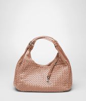 Bottega Veneta® Ebano Intrecciato Nappa Campana Bag Bottega Veneta® Ebano Intrecciato Nappa Campana Bag