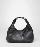 Bottega Veneta® Ebano Intrecciato Nappa Campana Bag Bottega Veneta® Ebano Intrecciato Nappa Campana Bag