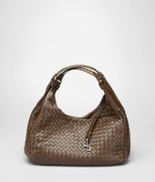 Bottega Veneta® Ebano Intrecciato Nappa Campana Bag Bottega Veneta® Ebano Intrecciato Nappa Campana Bag