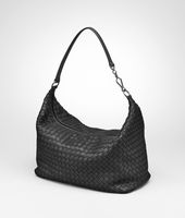 Bottega Veneta® Tasche aus Nappaleder Intrecciato Nero Bottega Veneta® Tasche aus Nappaleder Intrecciato Nero