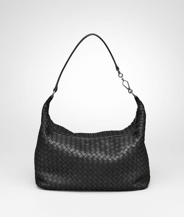 BOTTEGA VENETA Nero Intrecciato Nappa Bag Shoulder or hobo bag D fp